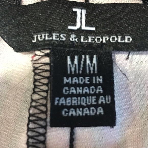 Jules & Leopoldo Plaid Pull On Flare Crop Pant Legging M - Picture 4 of 5